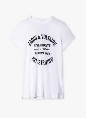 Camiseta Zadig  Walk blanca